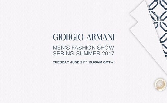 glam lelaki live streaming giorgio armani