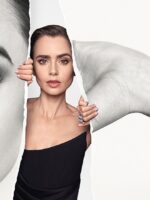 lily collins cartier