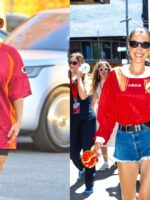 Selebriti Wanita Cantik Gayakan Jersi Bola Sepak