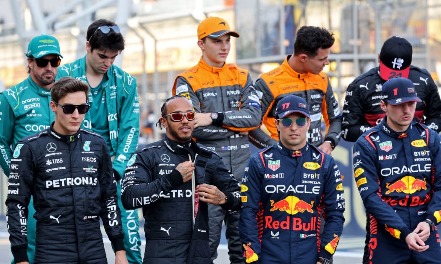 barisan pelumba F1 terkenal dunia