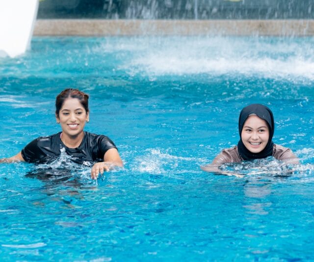 sesi aqua fitness di Sunway Resort