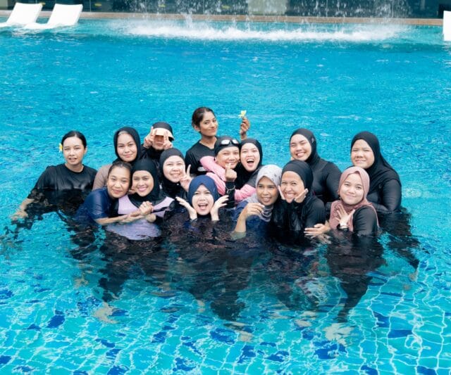 sesi aqua fitness di Sunway Resort