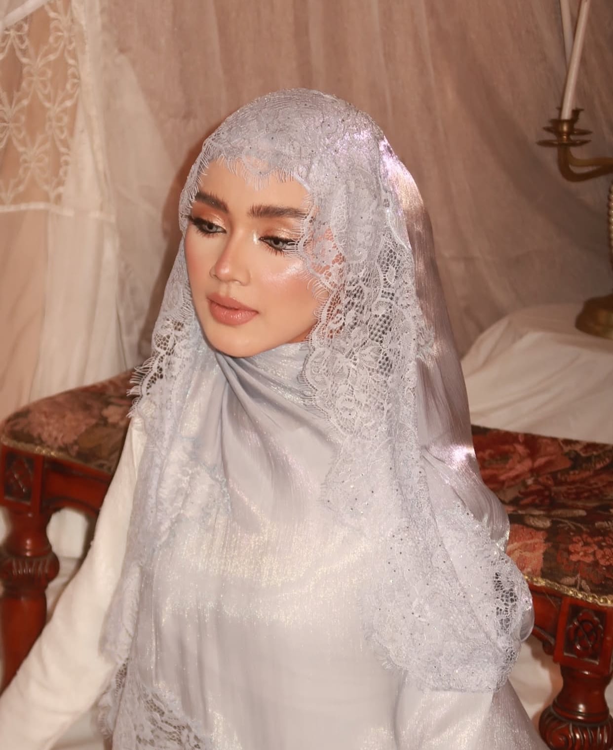 Tudung Lace Sentuhan Akhir Lebaran 2026